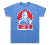 My Icon Art and Clothing of The Creeps Thrill Me Horror Night - Camiseta retro para hombre, azul vintage, S