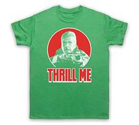 My Icon Art and Clothing of The Creeps Thrill Me Horror Night - Camiseta retro para hombre, verde, XL