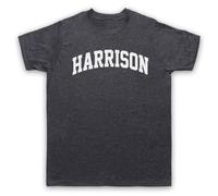 My Icon Art and Clothing Old Comedy School Harrison University Gym Logo - Camiseta para hombre, Pizarra vintage., L