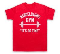 My Icon Art and Clothing Sein Mandelbaum's Gym It's Go Time - Camiseta para hombre, rosso, 4XL