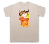 My Icon Art and Clothing The Mysterious Retro Cities of Gold - Camiseta para hombre, arena, S