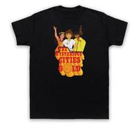 My Icon Art and Clothing The Mysterious Retro Cities of Gold - Camiseta para hombre, Negro, XL