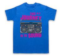 My Icon Art and Clothing This is A Journey in to Sound Retro Hip Hop Eric Rap RAK Paid in Full - Camiseta para hombre, azul real, S