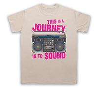 My Icon Art and Clothing This is A Journey in to Sound Retro Hip Hop Eric Rap RAK Paid in Full - Camiseta para hombre, arena, L