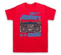 My Icon Art and Clothing This is A Journey in to Sound Retro Hip Hop Eric Rap RAK Paid in Full - Camiseta para hombre, rosso, 5XL