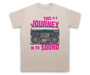 My Icon Art and Clothing This is A Journey in to Sound Retro Hip Hop Eric Rap RAK Paid in Full - Camiseta para hombre, arena, S