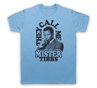 My Icon Art and Clothing Tibbs Heat of Night They Call Me Mr - Camiseta clásica para hombre, azul celeste, M