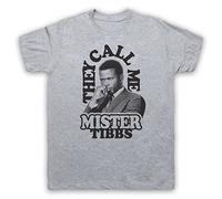 My Icon Art and Clothing Tibbs Heat of Night They Call Me Mr - Camiseta clásica para hombre, gris, L