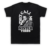 My Icon Art and Clothing Tibbs Heat of Night They Call Me Mr - Camiseta clásica para hombre, Negro, XXL