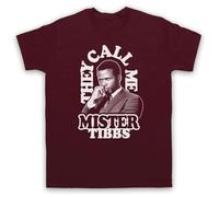 My Icon Art and Clothing Tibbs Heat of Night They Call Me Mr - Camiseta clásica para hombre, rojo (Maroon), XL