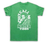 My Icon Art and Clothing Tibbs Heat of Night They Call Me Mr - Camiseta clásica para hombre, verde, XXL
