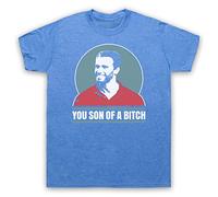 My Icon Art and Clothing You Son of A Bitch Dutch Pred Arnie Action - Camiseta para hombre, azul vintage, L