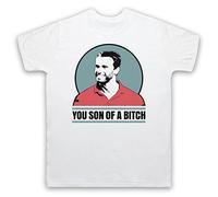 My Icon Art and Clothing You Son of A Bitch Dutch Pred Arnie Action - Camiseta para hombre, blanco, L