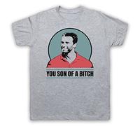 My Icon Art and Clothing You Son of A Bitch Dutch Pred Arnie Action - Camiseta para hombre, gris, L