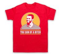 My Icon Art and Clothing You Son of A Bitch Dutch Pred Arnie Action - Camiseta para hombre, rosso, L