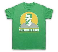 My Icon Art and Clothing You Son of A Bitch Dutch Pred Arnie Action - Camiseta para hombre, verde, L