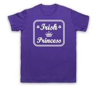 My Icon Art & Clothing Camiseta para hombre de la princesa irlandesa As Worn by Sinead Irlanda Retro Pop Soul Music, Morado (, XXL