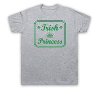 My Icon Art & Clothing Camiseta para hombre de la princesa irlandesa As Worn by Sinead Irlanda Retro Pop Soul Music, gris claro, M