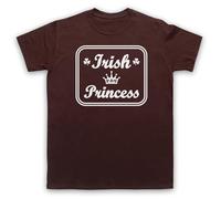 My Icon Art & Clothing Camiseta para hombre de la princesa irlandesa As Worn by Sinead Irlanda Retro Pop Soul Music, marrón, XXL