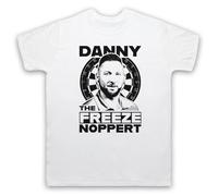 My Icon Art & Clothing Danny The Freeze Noppert Darts Legend Tribute Championships - Camiseta para hombre, blanco, M