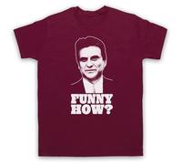 My Icon Art & Clothing Funny How? Tommy-DeVito Good Wise Guy Mafia Italian Mob Fellas - Camiseta para hombre, rojo (Maroon), L