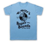 My Icon Art & Clothing K-Billy's Super Sounds of The 70s Reservoir Tarantino - Camiseta para hombre, azul celeste, XXL