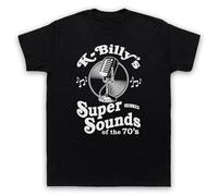 My Icon Art & Clothing K-Billy's Super Sounds of The 70s Reservoir Tarantino - Camiseta para hombre, Negro, S