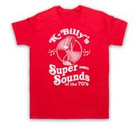 My Icon Art & Clothing K-Billy's Super Sounds of The 70s Reservoir Tarantino - Camiseta para hombre, rosso, XXL