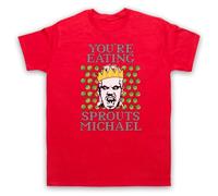 My Icon Art & Clothing Lost Boys David You're Eating Sprouts Michael Funny Vampire Christmas - Camiseta para hombre, rosso, L