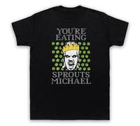 My Icon Art & Clothing Lost Boys David You're Eating Sprouts Michael Funny Vampire Christmas - Camiseta para hombre, Negro, L