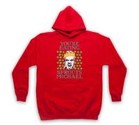 My Icon Art & Clothing Lost Boys David You're Eating Sprouts Michael Funny Vampire Christmas - Sudadera con capucha para adultos, color rojo, talla S