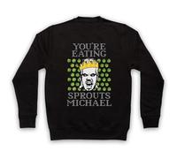 My Icon Art & Clothing Lost Boys David You're Eating Sprouts Michael Funny Vampire Christmas - Sudadera para adultos, color negro, talla S