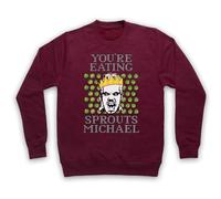 My Icon Art & Clothing Lost Boys David You're Eating Sprouts Michael Funny Vampire Christmas - Sudadera para adultos, color borgoña, talla XL