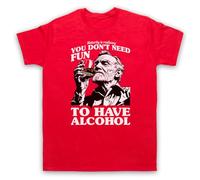 My Icon Art & Clothing Maturity is Realising You Don't Need Fun to Have Alcohol Funny Getting Old - Camiseta para hombre, rosso, L