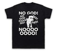 My Icon Art & Clothing Office Michael Scott No God No Toby Comedy TV - Camiseta para hombre Negro L