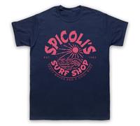My Icon Art & Clothing Spicoli's Surf Shop Fast Times Parody - Camiseta para hombre, azul marino, 3XL