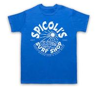 My Icon Art & Clothing Spicoli's Surf Shop Fast Times Parody - Camiseta para hombre, azul real, XXL