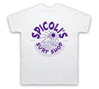 My Icon Art & Clothing Spicoli's Surf Shop Fast Times Parody - Camiseta para hombre, blanco, S