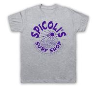 My Icon Art & Clothing Spicoli's Surf Shop Fast Times Parody - Camiseta para hombre, gris claro, 4XL