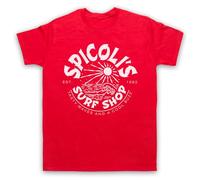 My Icon Art & Clothing Spicoli's Surf Shop Fast Times Parody - Camiseta para hombre, rosso, 3XL
