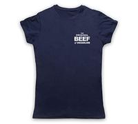 My Icon Art & Clothing The Bear Original Beef of Chicagoland Staff Uniform Camiseta para mujer, azul marino, 42