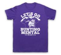 My Icon Art & Clothing The Bullet Darts Bunting Legend Dart Tribute Dart Champ' Legend Player Simon - Camiseta para hombre, Morado (, L
