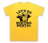 My Icon Art & Clothing The Bullet Darts Bunting Legend Dart Tribute Dart Champ' Legend Player Simon - Camiseta para hombre, amarillo, XL