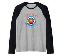 My Idea of Therapy - Arco de Tiro con Arco para Caza Camiseta Manga Raglan
