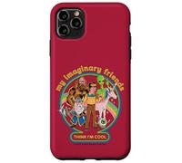 My Imaginary Friends Unicorn Alien Bigfoot Retro Adult Humor Carcasa para iPhone 11 Pro Max
