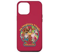 My Imaginary Friends Unicorn Alien Bigfoot Retro Adult Humor Carcasa para iPhone 12 Pro Max