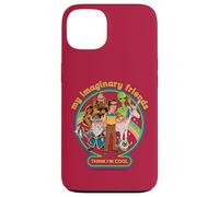 My Imaginary Friends Unicorn Alien Bigfoot Retro Adult Humor Carcasa para iPhone 13