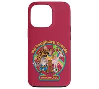 My Imaginary Friends Unicorn Alien Bigfoot Retro Adult Humor Carcasa para iPhone 13 Pro