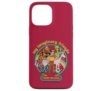 My Imaginary Friends Unicorn Alien Bigfoot Retro Adult Humor Carcasa para iPhone 13 Pro Max
