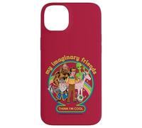 My Imaginary Friends Unicorn Alien Bigfoot Retro Adult Humor Carcasa para iPhone 14 Plus